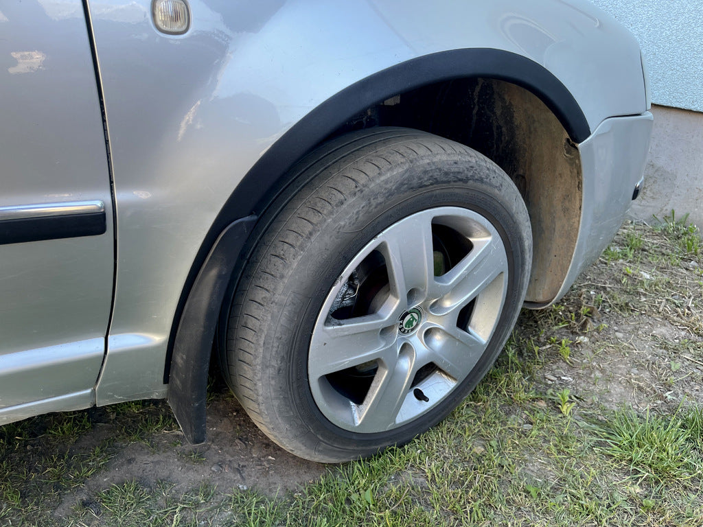 Fender flares (4 pcs, black) for Skoda Superb 2001-2009 - image 4