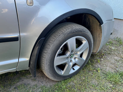 Fender flares (4 pcs, black) for Skoda Superb 2001-2009 - image 4