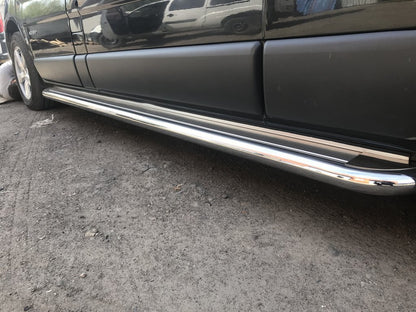 Side platform, Premium (2 PCs, stainless steel) for Opel Vivaro 2001-2015 - image 1