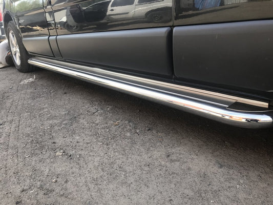 Side platform, Premium (2 PCs, stainless steel) for Opel Vivaro 2001-2015 - image 1