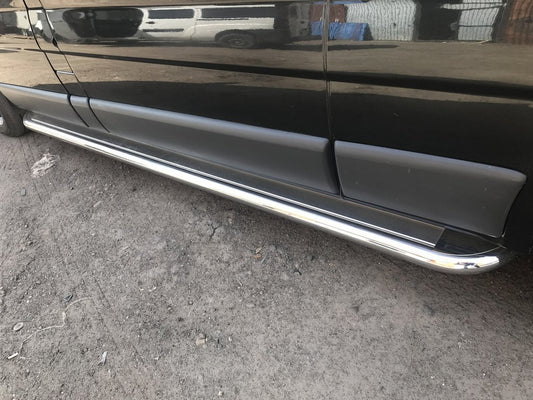Side platform, Premium (2 PCs., stainless.) for Nissan Primastar 2002-2014 - image 1
