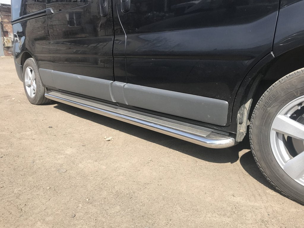 Side platform, Premium (2 PCs., stainless.) for Renault Trafic 2001-2015 - image 2
