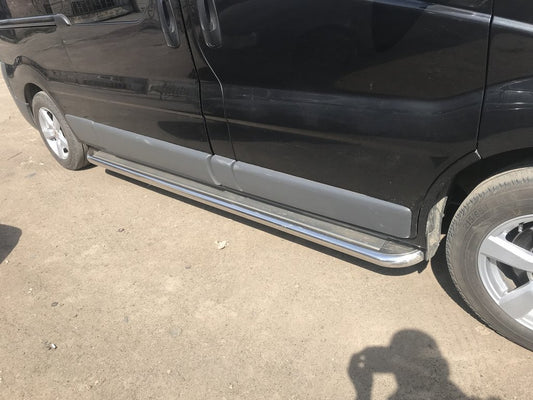 Side platform, Premium (2 PCs, stainless steel) for Opel Vivaro 2001-2015 - image 2
