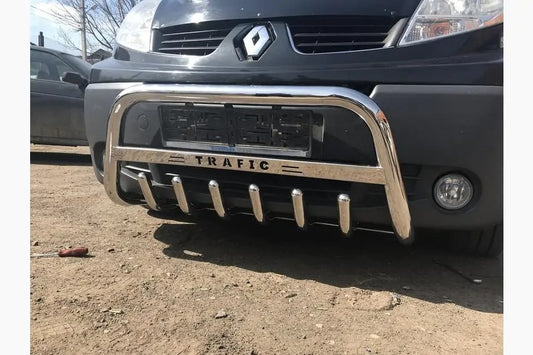 Bull Bar WT004 with Trafic lettering (stainless steel) for Renault Trafic 2001-2015 - image 2