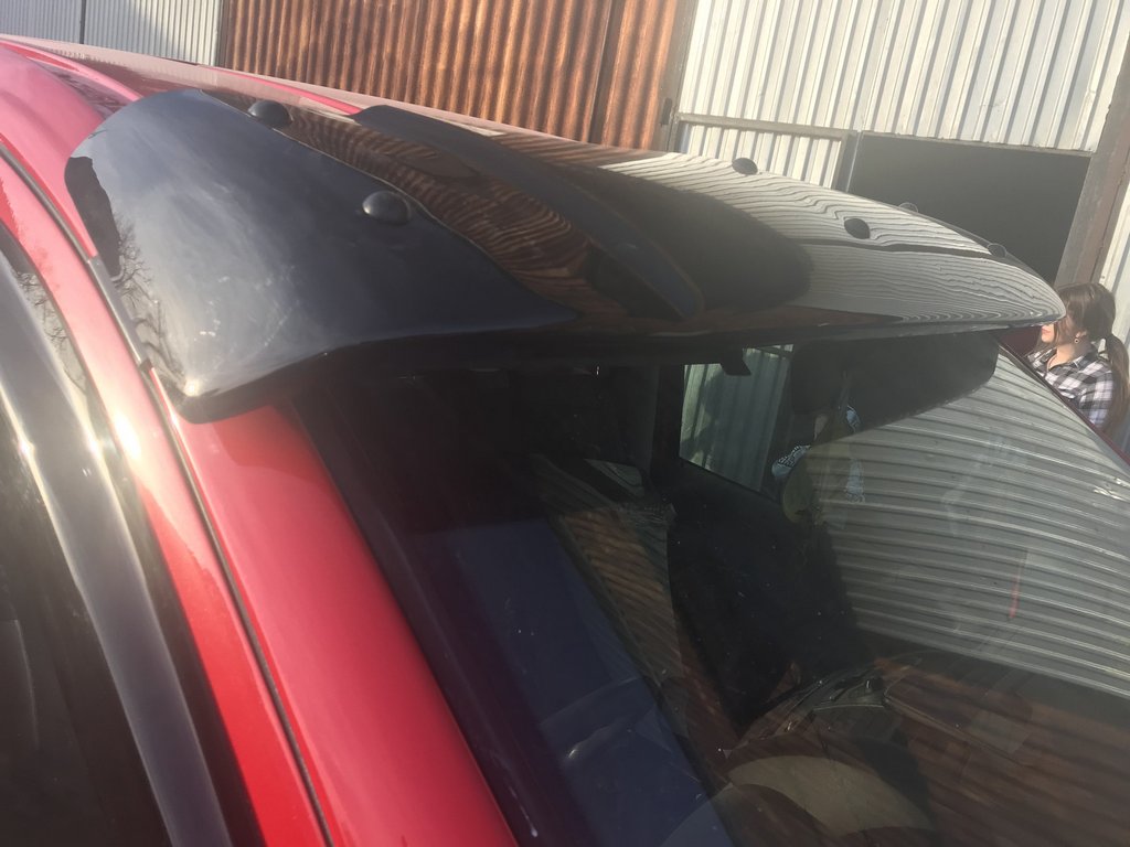 Windshield visor (black gloss, 5mm) for Mercedes Vito W639 2004-2014 - image 6