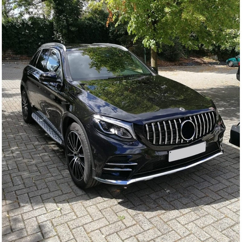 Front Grille GT Panamericana (2015-2019) for Mercedes GLC coupe C253 2016-2023 - image 4