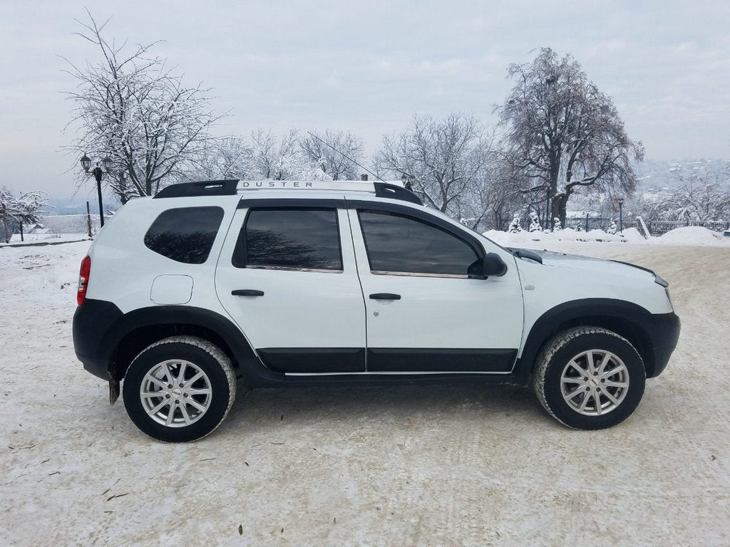 Window Trim Black Chrome (4 pcs, Stainless Steel) for Dacia Duster 2008-2018 - image 2