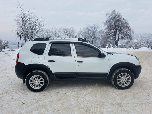 Window Trim Black Chrome (4 pcs, Stainless Steel) for Dacia Duster 2008-2018 - image 2
