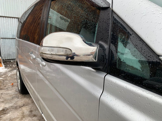 Mirror Covers Stainless Steel (2004-2010, Viano, 2 pcs) for Mercedes Viano 2004-2014 - image 2