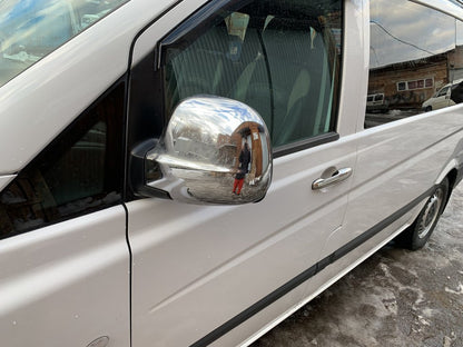 Chrome Mirror Covers VITO 2004-2010 (2 pcs) for Mercedes Viano 2004-2014 - image 4