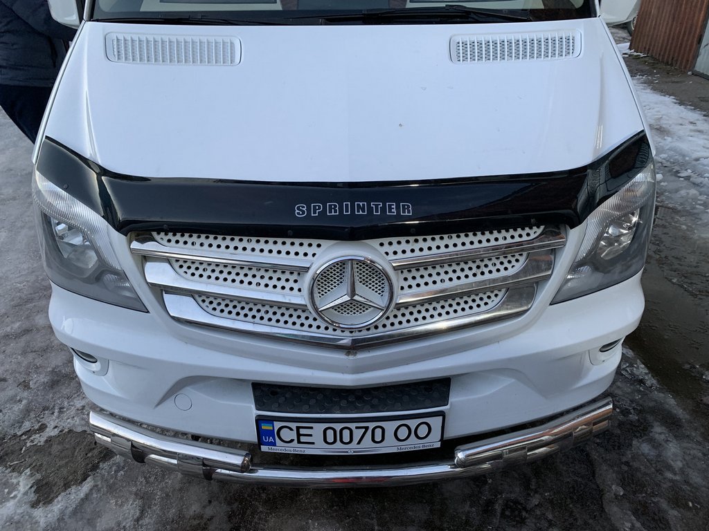 Front lower arc Shark (stainless) for Mercedes Sprinter W906 2006-2018 - image 7