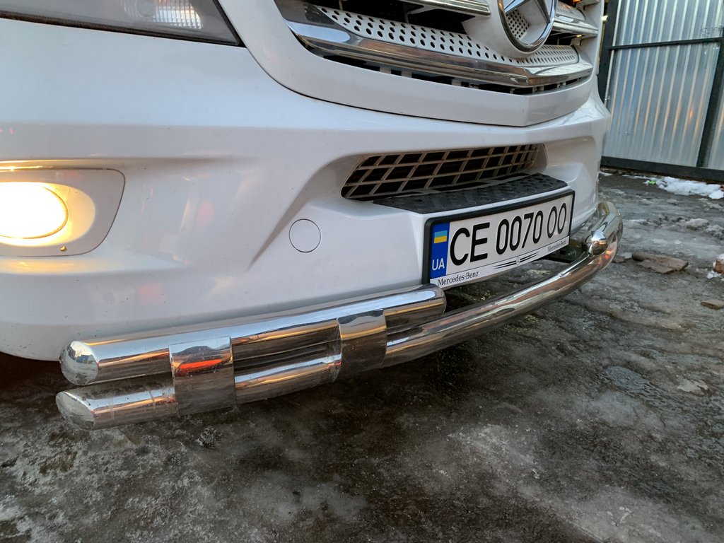 Front lower arc Shark (stainless) for Mercedes Sprinter W906 2006-2018 - image 8