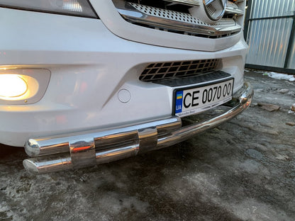 Front lower bar Shark (stainless steel) for Mercedes Sprinter W906 2006-2018 - image 8