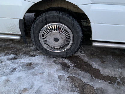 Stainless Steel Wheel Covers Star (1-ring, Set of 4) for Volkswagen Crafter 2006-2016 - image 5