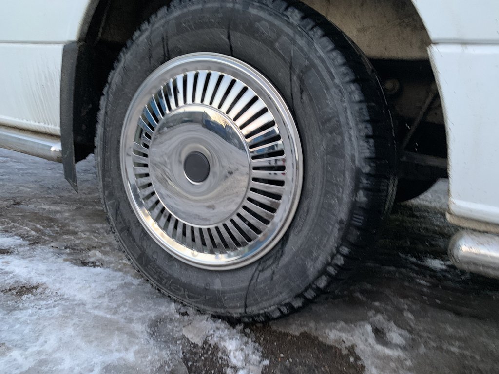 Stainless Steel Wheel Covers Star (1-ring, Set of 4) for Volkswagen Crafter 2006-2016 - image 3