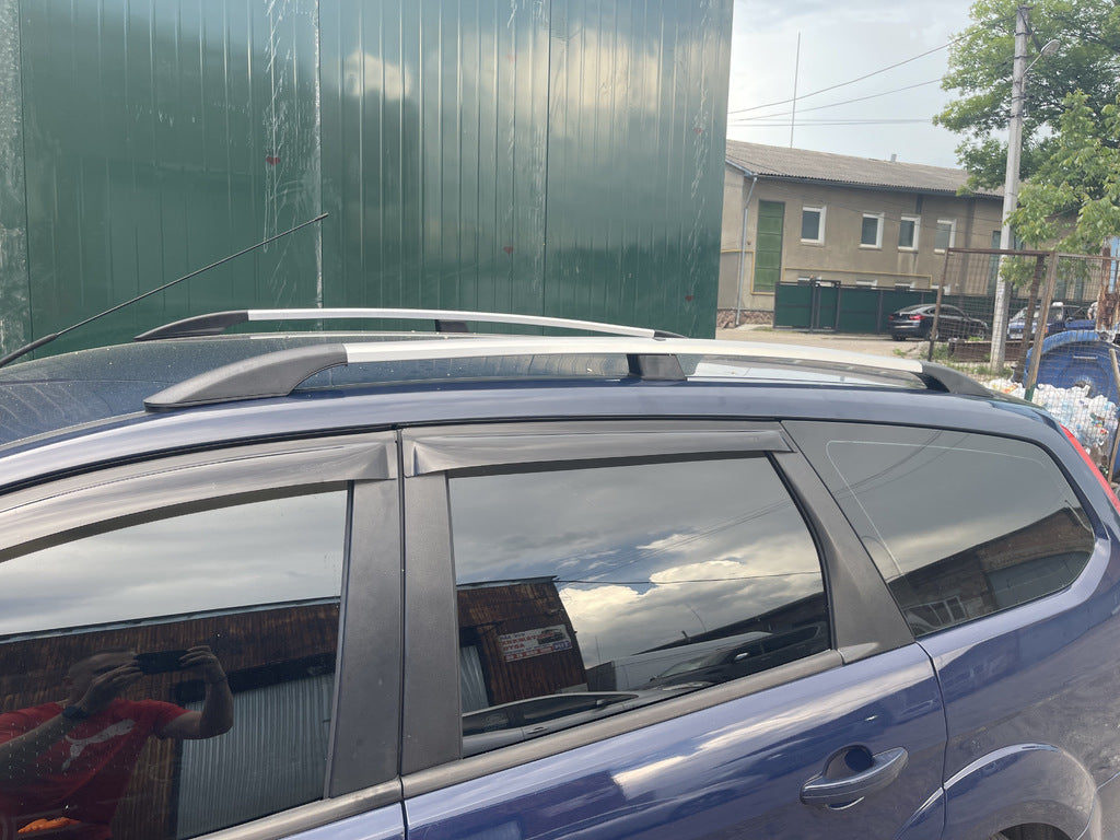 Aluminum Roof Rails (Caravan, Chrome) for Ford Focus II 2008-2011 - image 1