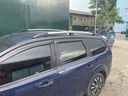 Aluminum Roof Rails (Caravan, Chrome) for Ford Focus II 2005-2008 - image 1