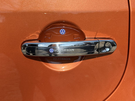 Pads on handles (4-piece, stainless steel) for Volkswagen Touran 2003-2010 - image 2