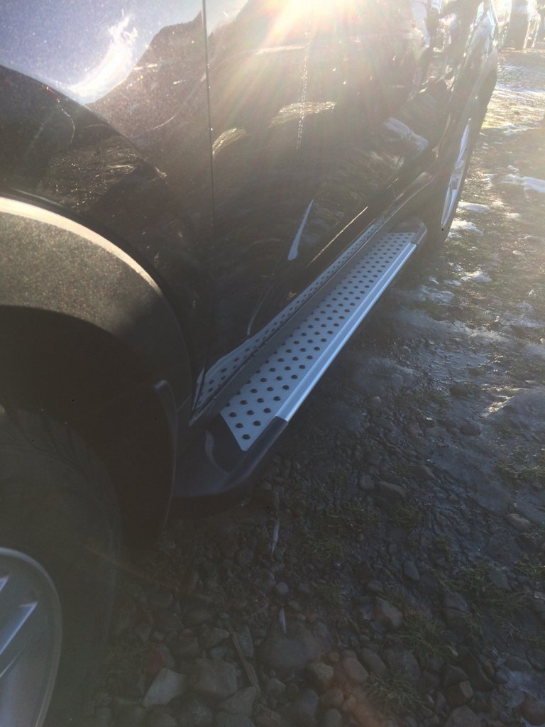 Side Steps Allmond Grey (2 pcs, Aluminum) for Hyundai IX-35 2010-2015 - image 2