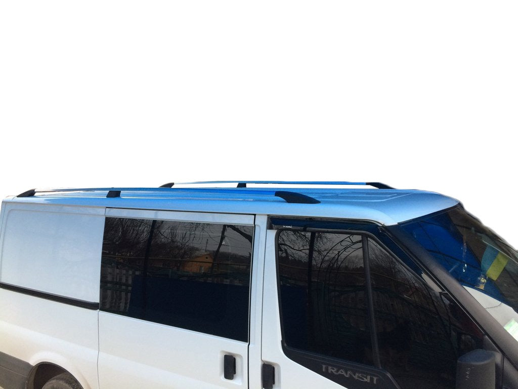 Chrome Roof Rails for Ford Transit 2000-2014 - image 1