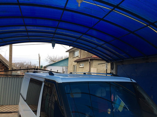 Chrome Roof Rails for Ford Transit 2000-2014 - image 2