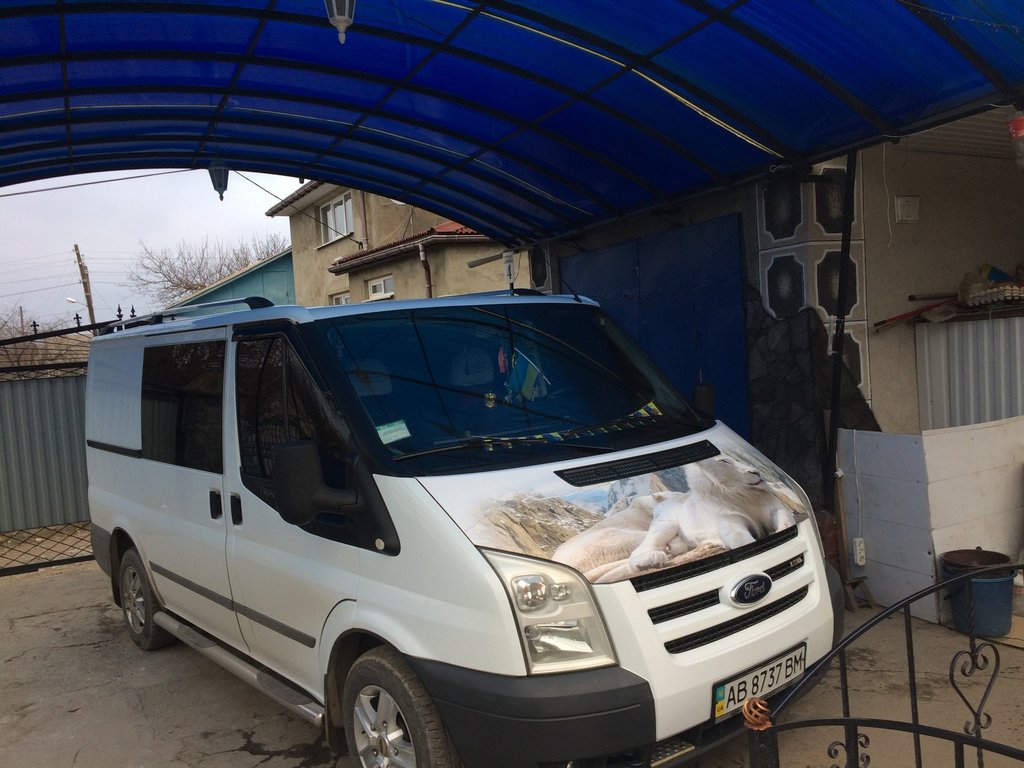 Chrome Roof Rails for Ford Transit 2000-2014 - image 3