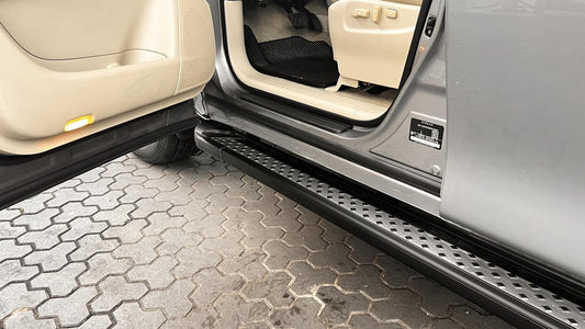 Side Steps New Vision Grey (2 pcs, Aluminum) for Nissan Armada 2016-2024 - image 2