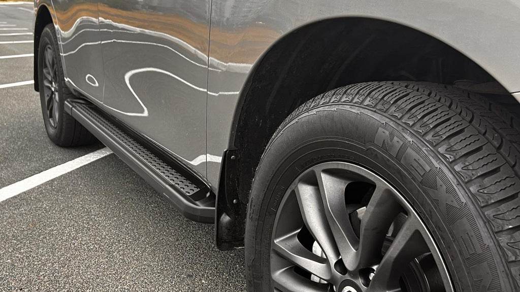 Side Vision New Grey (2 pieces, aluminum) for Nissan Patrol Y62 2010-2024 - Reelken Auto
