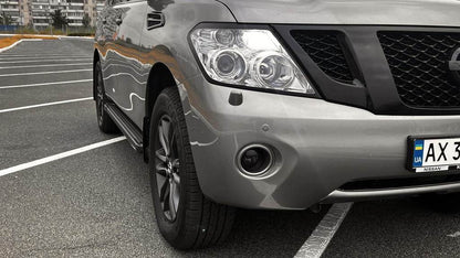 Side Vision New Grey (2 pieces, aluminum) for Nissan Patrol Y62 2010-2024 - Reelken Auto