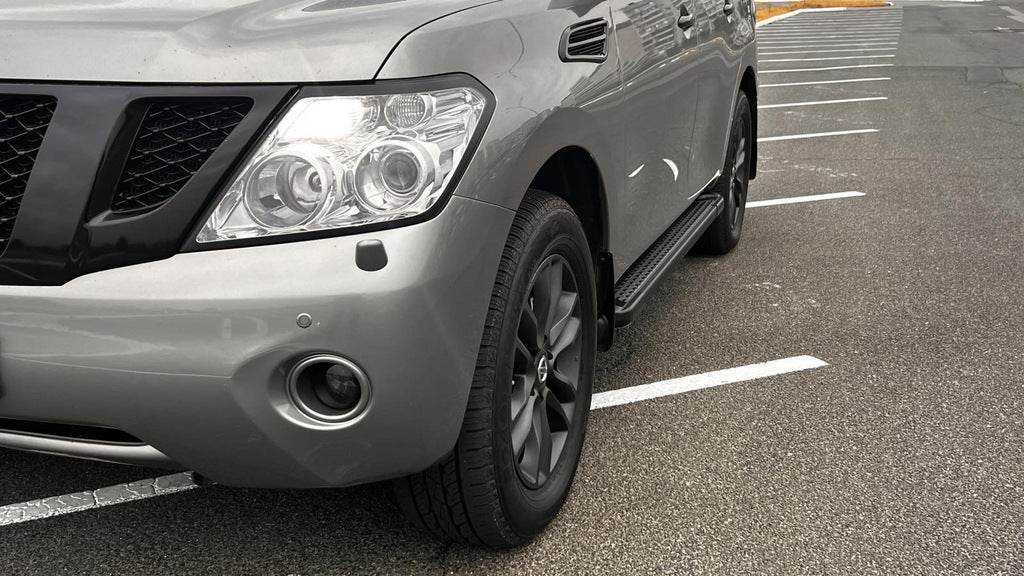 Side Vision New Grey (2 pieces, aluminum) for Nissan Patrol Y62 2010-2024 - Reelken Auto