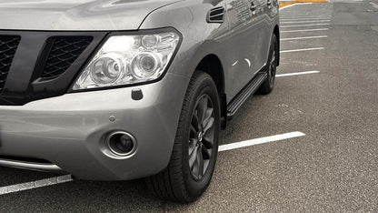Side Vision New Grey (2 pieces, aluminum) for Nissan Patrol Y62 2010-2024 - Reelken Auto