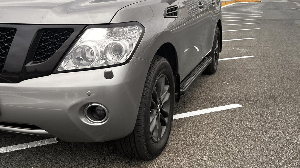 Side Steps New Vision Grey (2 pcs, Aluminum) for Nissan Patrol Y62 2010-2024 - image 7
