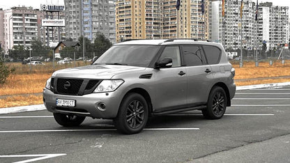 Side Vision New Grey (2 pieces, aluminum) for Nissan Patrol Y62 2010-2024 - Reelken Auto