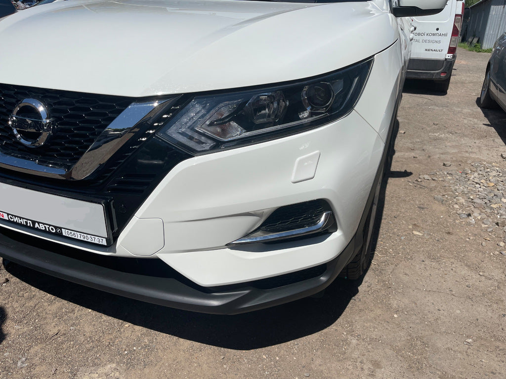 Fog light covers (2017↗, stainless steel) for Nissan Qashqai 2014-2021 - image 6