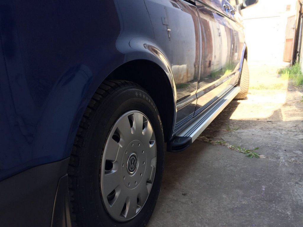 Side Steps Maya V2 (2 pcs, Aluminum) for Volkswagen T5 Multivan 2003-2010 - image 2