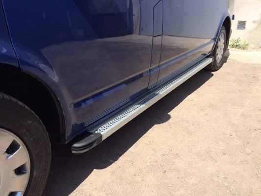 Side Steps Maya V2 (2 pcs, Aluminum) for Volkswagen T6 2015-2024 - image 2