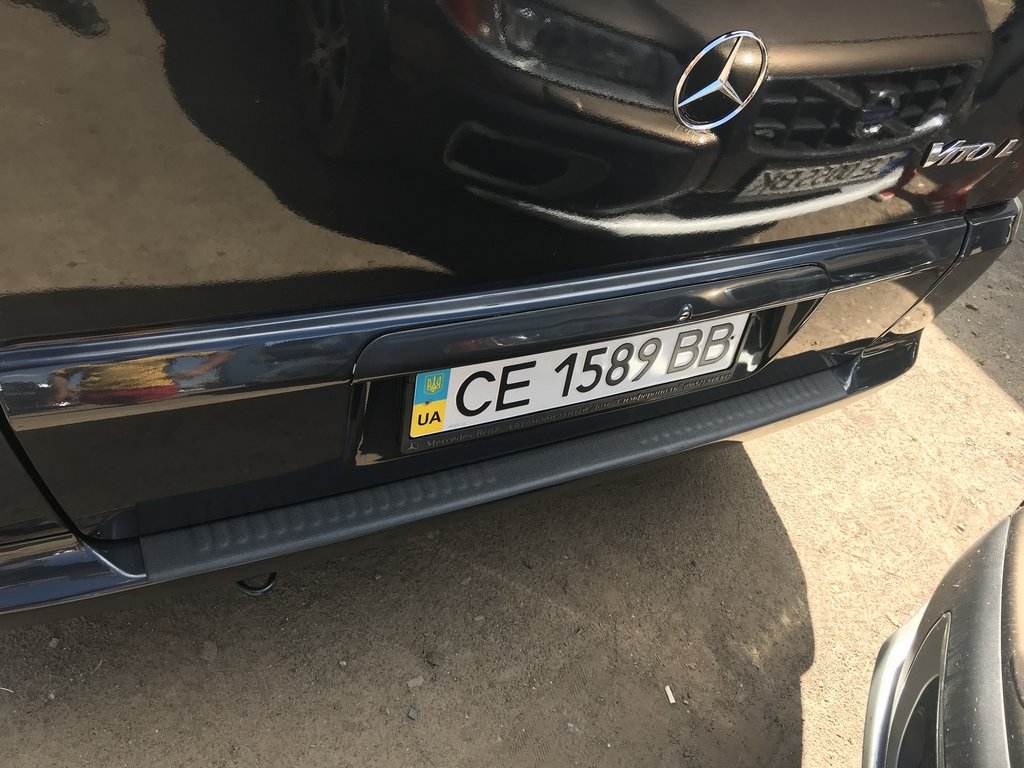 Cover on the rear bumper DDU-mat (ABS) for Mercedes Vito W638 1996-2003 - Reelken Auto