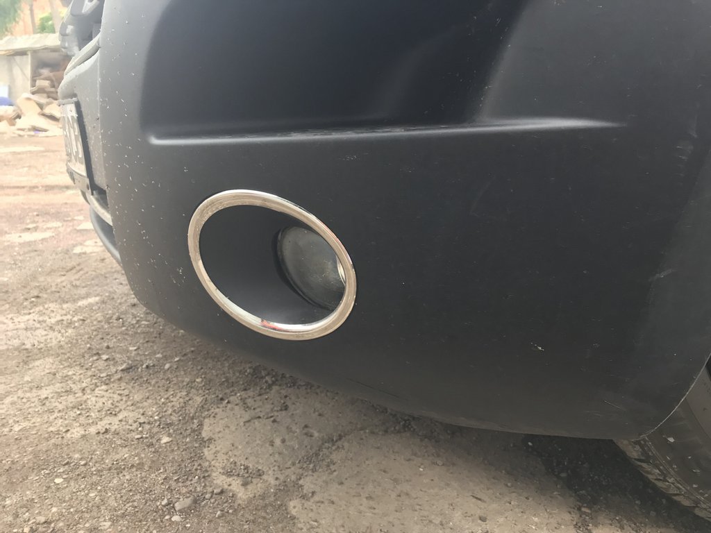 Chrome Fog Light Covers (2 pcs, Stainless Steel) for Opel Movano 2010-2021 - image 3