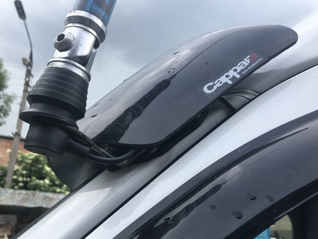 Windshield visor on frame V1 (black gloss, 5mm) for Mercedes Sprinter W906 2006-2018 - image 9