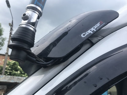 Windshield visor on frame V1 (black gloss, 5mm) for Mercedes Sprinter W906 2006-2018 - image 9