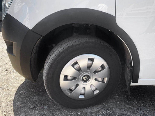 Wheel arch covers (2011-2019, 4 pcs, black, ABS) for Renault Master 2011-2023 - Reelken Auto