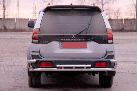 Rear Guard AK005-2 (Stainless Steel) for Mitsubishi Pajero Sport 1996-2007 - image 2