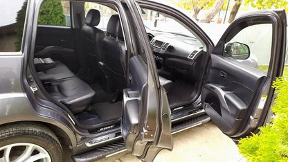 Side sills Bosphorus Grey (2 pieces, aluminum) for Citroen C-Crosser - Reelken Auto