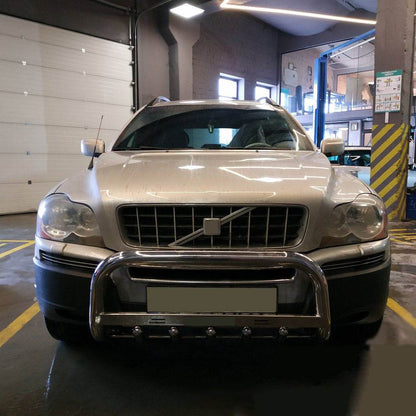 The WT004 bumper guard (stainless) for Volvo XC90 2002-2014 - Reelken Auto