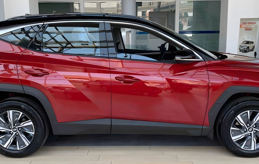 In-Channel Wind Deflectors Niken Luxury (4 pcs) for Hyundai Tucson NX4 2021- - image 1