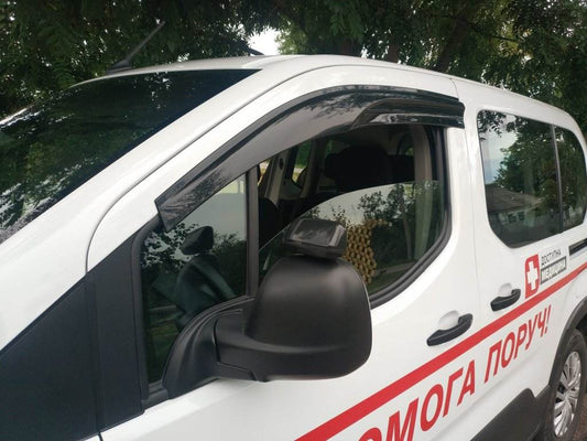 Windbreakers (2 pcs, Sunplex Sport) for Opel Combo 2019↗ - Reelken Auto