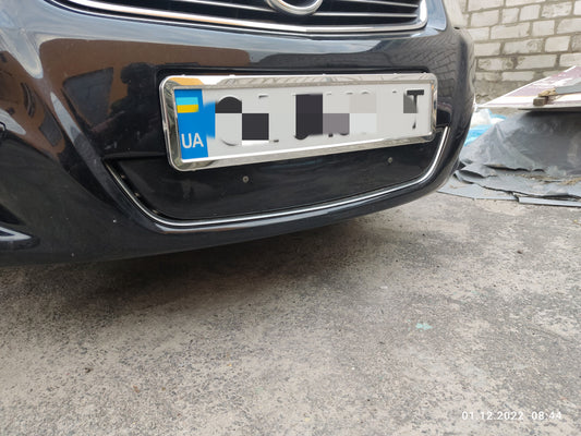 Winter cover on the grille (2008-2011) for Opel Zafira B 2005-2011 - image 2