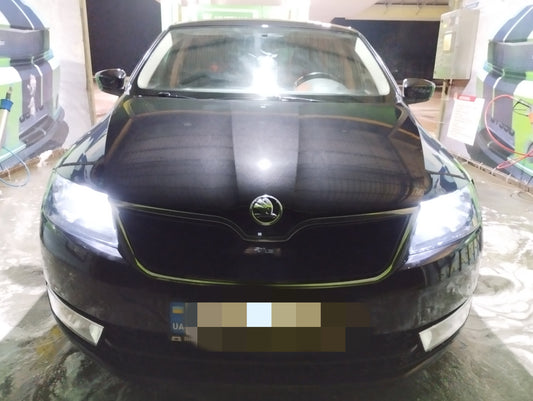 Winter grille (top) for Skoda Rapid 2012-2019 - image 1