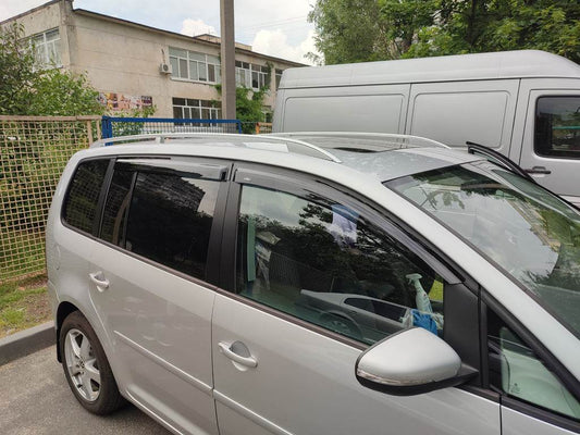 Deflectors (4-piece, HIC) for Volkswagen Touran 2003-2010 - Reelken Auto
