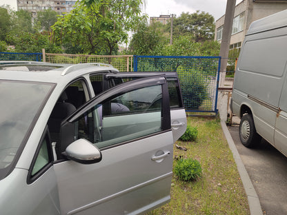 Window Deflectors (4 pcs, HIC) for Volkswagen Touran 2003-2010 - image 4